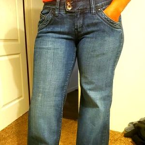 X2 CURVY WIDELEG DENIM JEANS